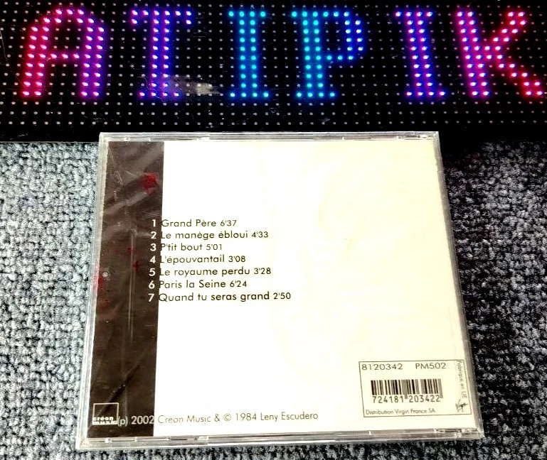 Leny Escudero - Grand Père CD Neuf sous blister Rare À Saisir 🎤📀 – photo 2